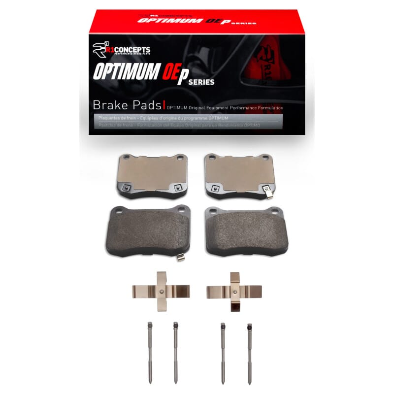 R1 Concepts — R1 08-14 Lexus IS F Rear Optimum OE Pads & Hardware Kit
R1 Optimum Oe Pads a