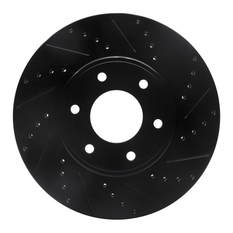 R1 Concepts — R1 06-09 Chevrolet Trailblazer Front Right Drilled & Slotted Black Brake Rotor
R1 Brake Rotor Drill