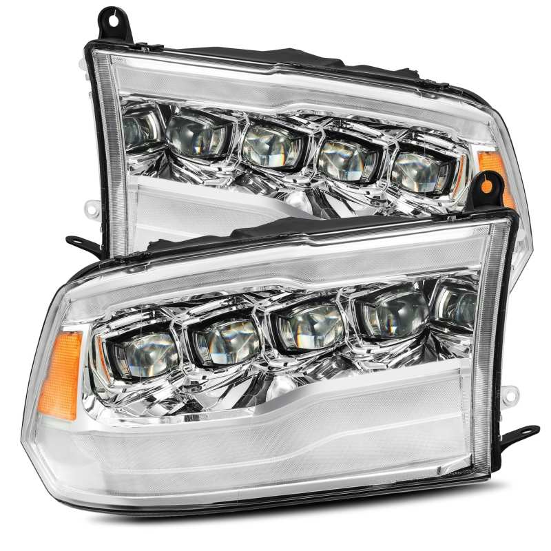 AlphaRex — AlphaRex 09-18 Dodge Ram 1500HD NOVA LED Projector Headlights Plank Style Design Chrome w/DRL
Projector Headlights