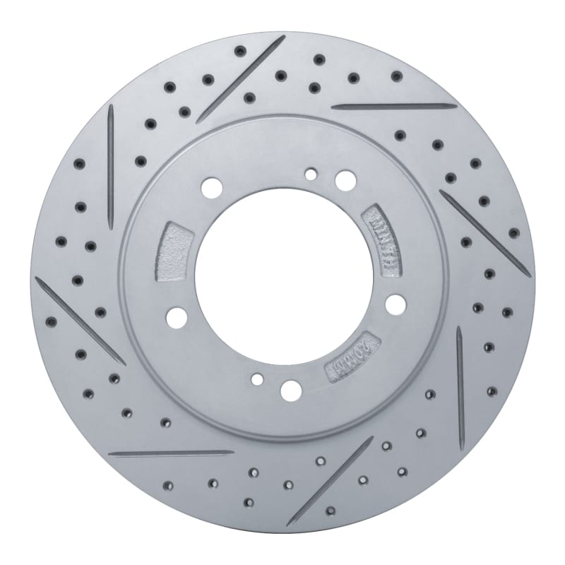R1 Concepts — R1 99-08 Chevrolet Tracker Front Left Drilled & Slotted Geo-Carbon Rotor