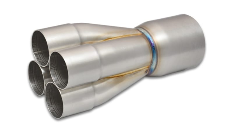 Vibrant — Vibrant 4-1 SS Merge Collectors (2in Inlet Slipover ID 3in Merge Outlet OD) - Sold Individually
2"ID3"OD4-1Cltr7.75L
2"ID3"OD4-1Collector
Exhaust Collector