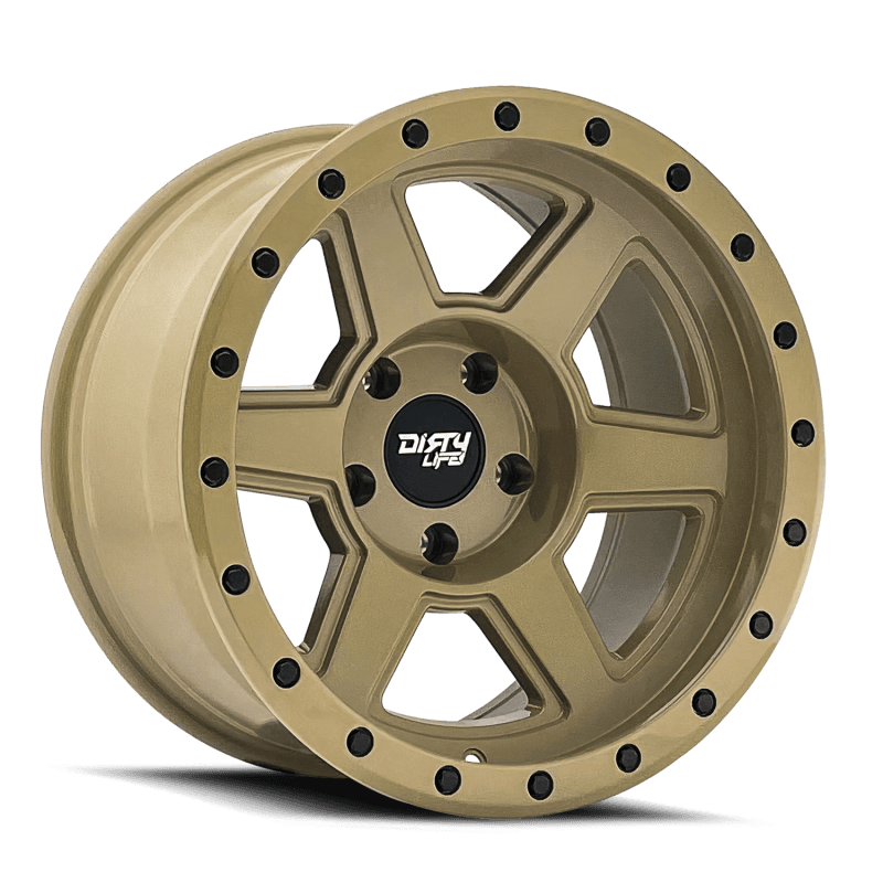 Dirty Life — Dirty Life 9315 Compound 17x9 / 6x139.7 BP / -12mm Offset / 106mm Hub Desert Sand Wheel