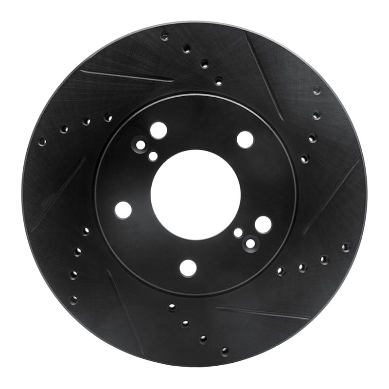 R1 Concepts — R1 01-03 Hyundai XG350 Front Right Drilled & Slotted Black Brake Rotor
R1 Brake Rotor Drill