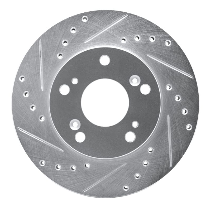 R1 Concepts — R1 02-15 Acura RSX Front Left Drilled & Slotted Silver Brake Rotor
R1 Brake Rotor Drill