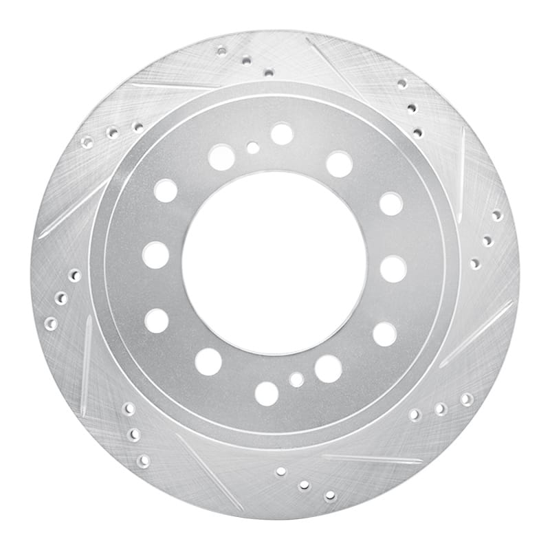 R1 Concepts — R1 10-24 Lexus GX460 Rear Right Drilled & Slotted Silver Brake Rotor
R1 Brake Rotor Drill