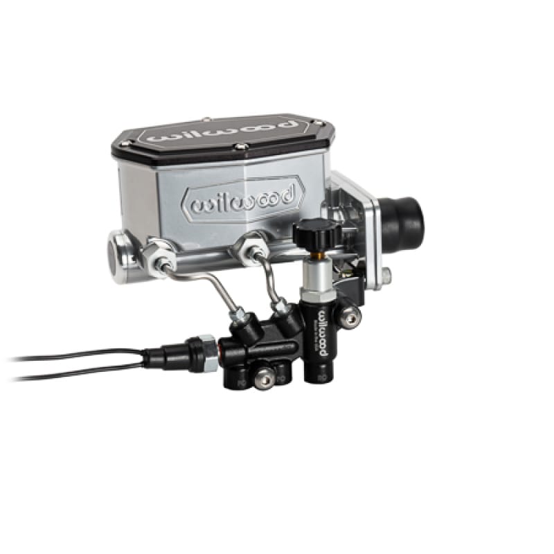 Wilwood — Wilwood Mopar Compact Tandem Master Cylinder Kit w/ Combination Valve 1in Bore - Chrome