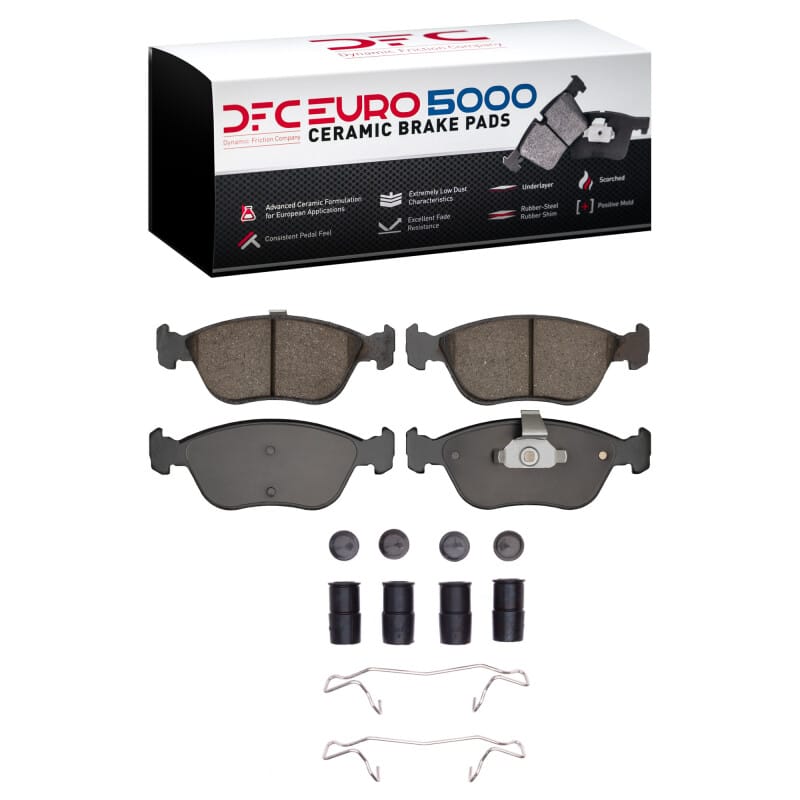 DFC — DFC 93-04 Volvo S70/850/V70/C70 Front Euro 5000 Ceramic Brake Pads and Hardware Kit
DFC EURO Pads + HW