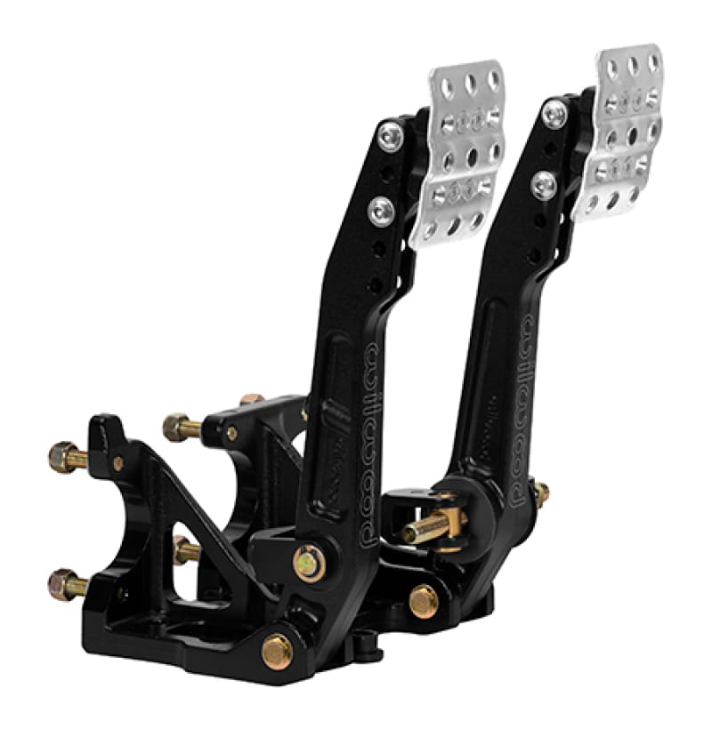 Wilwood — Wilwood Adjustable Balance Bar Brake w/ Clutch Combo - Floor Mount - 4.75-5.75:1