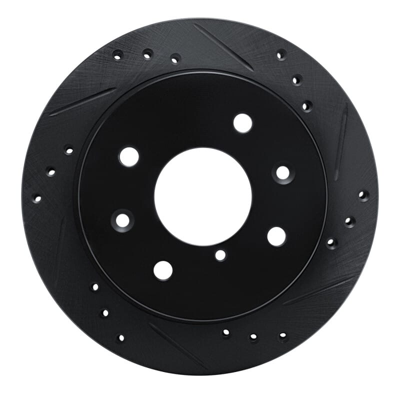 R1 Concepts — R1 84-85 Mazda RX-7 Rear Right Drilled & Slotted Black Brake Rotor
R1 Brake Rotor Drill