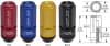 Project Kics — Project Kics Leggdura Racing Shell Type Lug Nut 53mm Closed-End Look 16 Pcs + 4 Locks 12X1.25 Gold