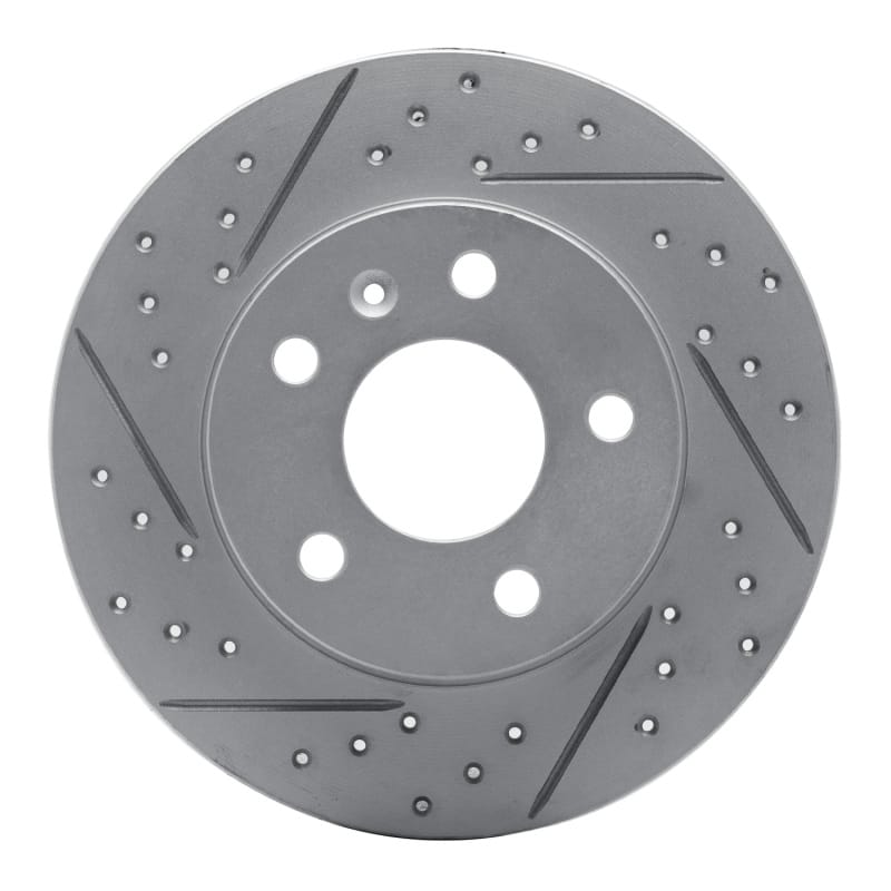 R1 Concepts — R1 02-08 Chevrolet Zafira (Mexico) Rear Left Drilled & Slotted Geo-Carbon Rotor