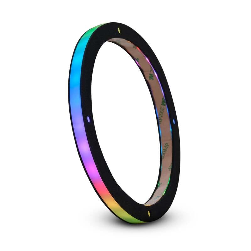 DS18 — DS18 6.5in Digital LED Speaker Ring w/ Digital LED lights 1/2in Spacer Depth