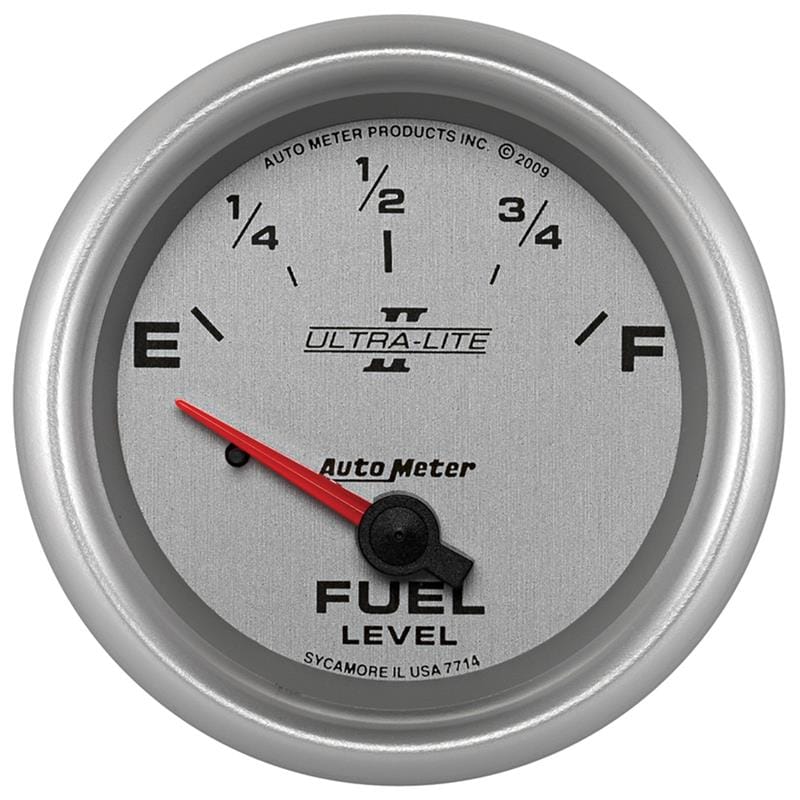 AutoMeter — GAUGE, FUEL LEVEL, 2 5/8" , 0OE TO 90OF, ELEC, ULTRA-LITE II