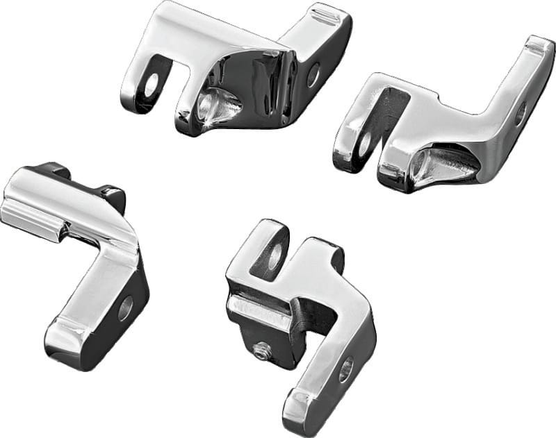 Kuryakyn — Kuryakyn Floorboard Relocator Brackets 97-16 Touring Chrome
