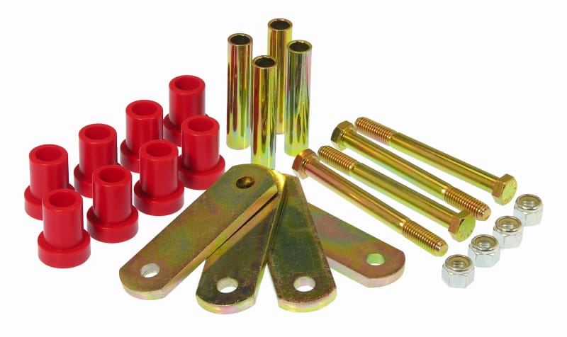 Prothane — Prothane 60-74 Chrysler B & E Body HD Shackle Bushings - Red
SPRING/SHACKLE BUSH
