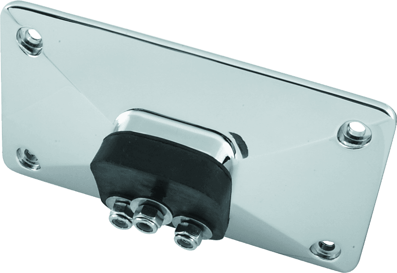 Bikers Choice — Bikers Choice 55-Up Chrome Custom Pyramid License Plate Bracket 3 Bolt Style