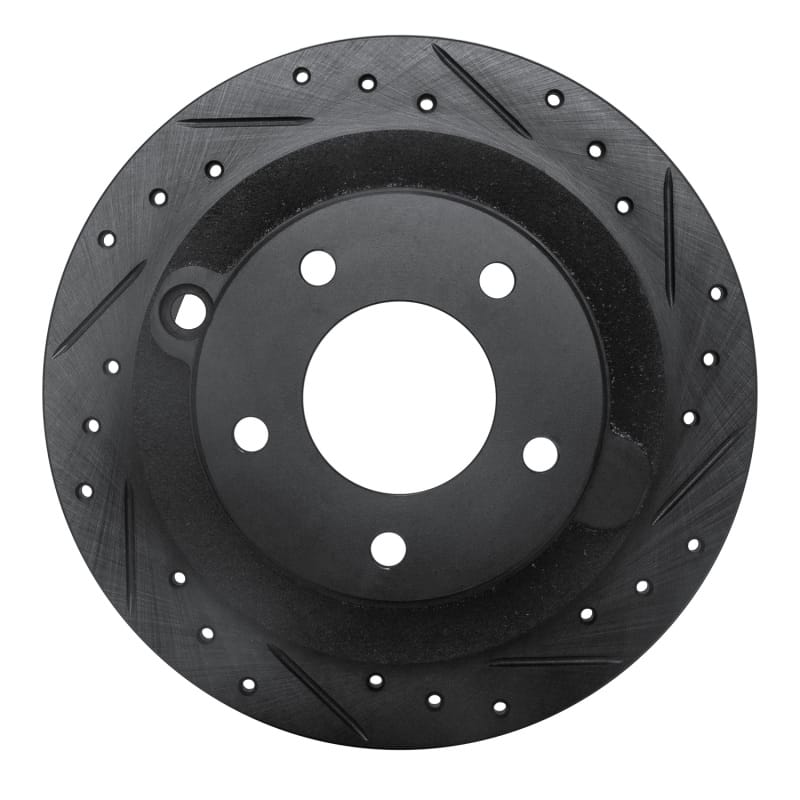 R1 Concepts — R1 95-02 Mazda Millenia Rear Right Drilled & Slotted Black Brake Rotor
R1 Brake Rotor Drill