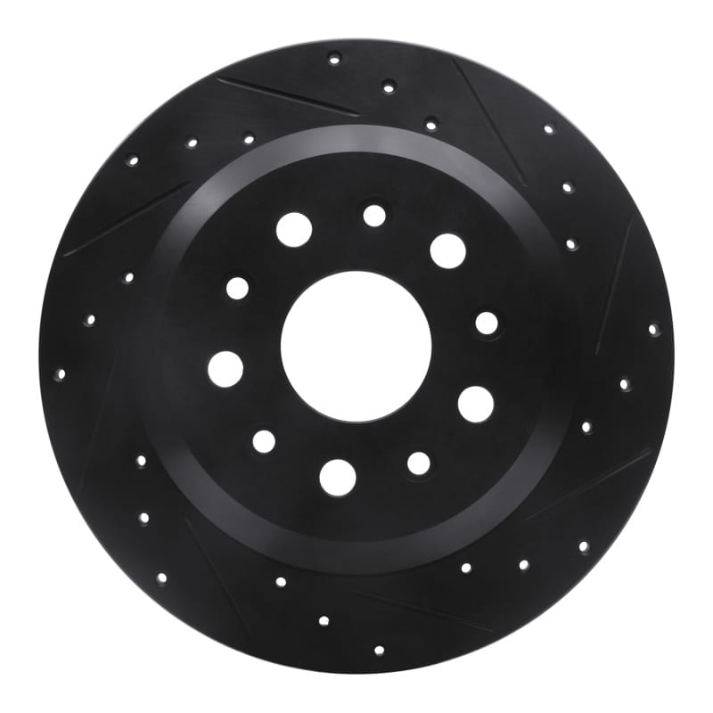 R1 Concepts — R1 18-25 Jeep Wrangler Rear Right Drilled & Slotted Black Brake Rotor
R1 Brake Rotor Drill