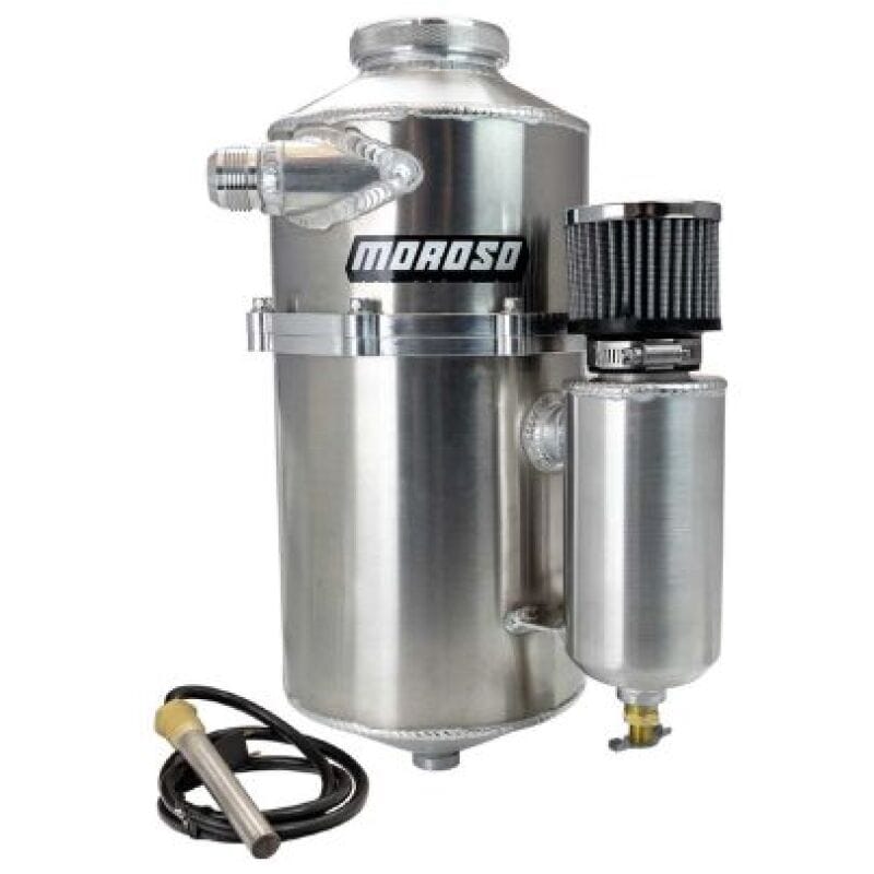 Moroso — Moroso Drag Race 2 Pc 60/40 Split 16.5in Tall 7in Dia 7qt Dry Sump Tank