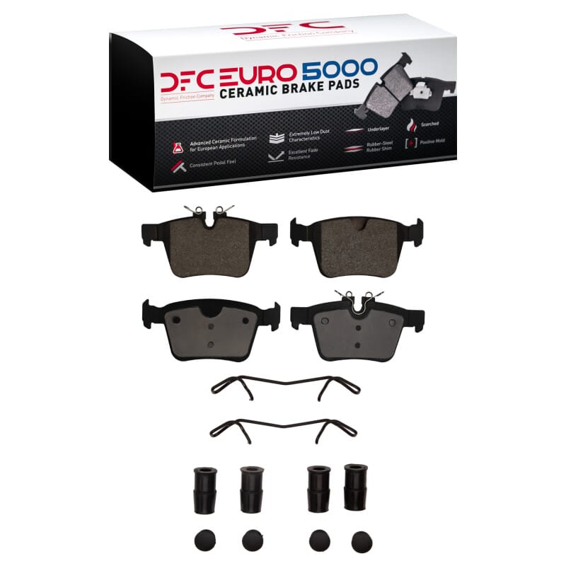 DFC — DFC 15-25 Jaguar I-Pace Rear Euro 5000 Ceramic Brake Pads and Hardware Kit
DFC EURO Pads + HW