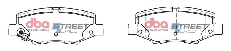 DBA — DBA 07-17 Jeep Wrangler Street Series Rear Brake Pads
Brake Pad