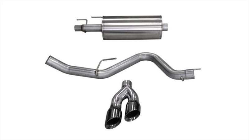 CORSA Performance — Corsa 2015-20 Ford F-150 3.5L Ecoboost (Super Crew Cab) Black Sport Single Side Dual 4in Tips CB Exh
Exhaust