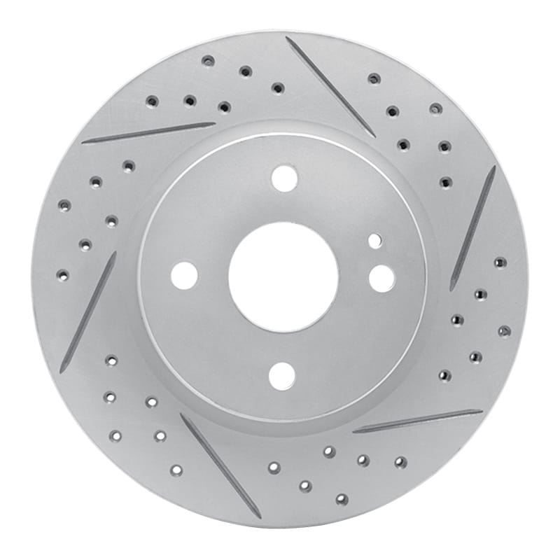 R1 Concepts — R1 11-15 Mazda 2 (USA/Canada) Front Right Drilled & Slotted Geo-Carbon Rotor