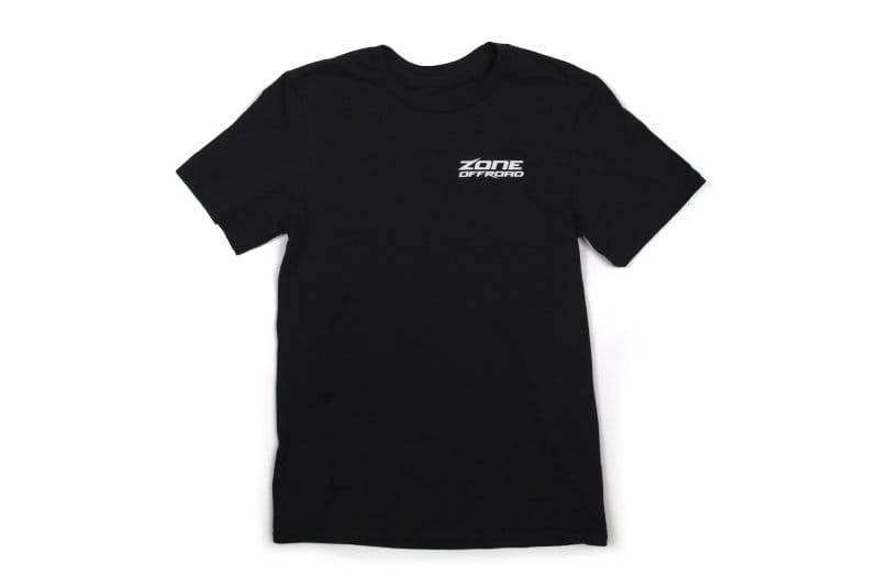 Zone Offroad — Zone Offroad Black Premium Cotton T-Shirt - Green Logo - S