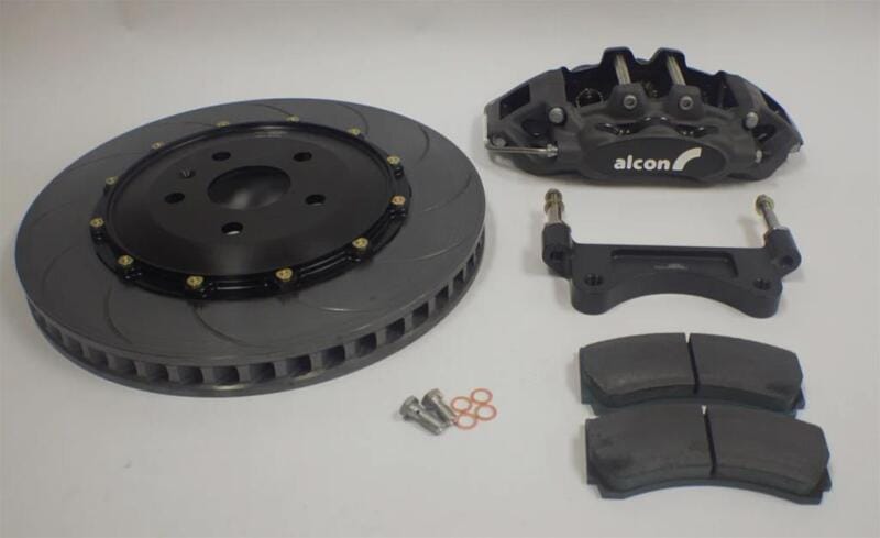 Alcon — Alcon Chevrolet Corvette C8 (Aftermarket Wheels) 6 Piston 380x36mm Front Street Kit - Anodized