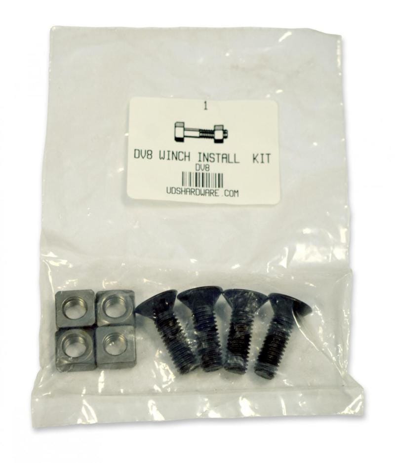 DV8 Offroad — DV8 Offroad Winch Mounting Kit for DV8 12K Winches Used w/ Winch Plates