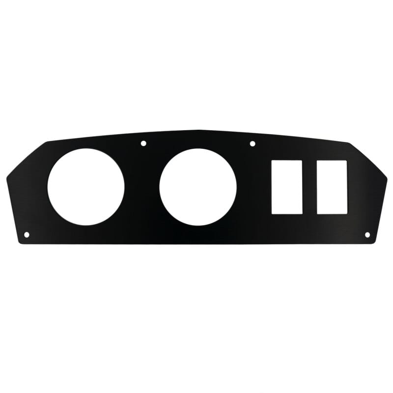 AutoMeter — Autometer CAN-AM 12-18 Maverick / 10-20 2 Gauge and 2 Switch Dash Panel (Fits 2-1/16in Gauges)