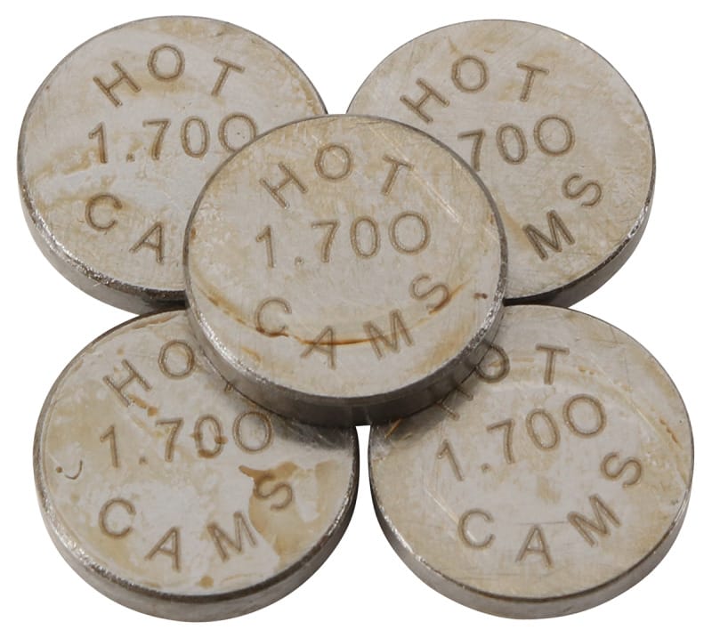 Hot Cams — Hot Cams Shim Kits 1.700mm Thickness - 5 Pack