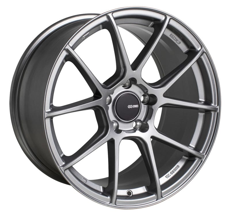 Enkei — Enkei TS-V 17x9 5x114.3 40mm Offset 72.6mm Bore Storm Grey Wheel