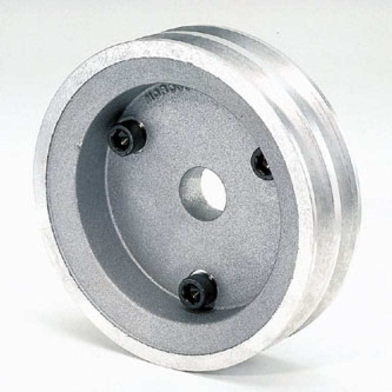 Moroso — Moroso Chevrolet Small Block (w/Short Pump) Crankshaft Pulley - Double Groove - Cast Aluminum