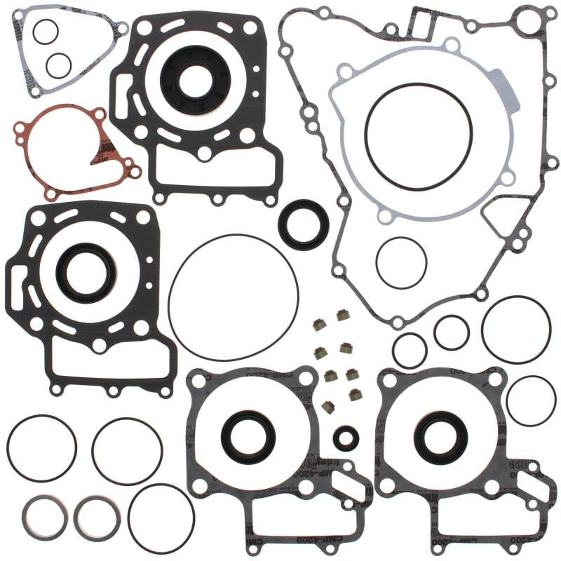 Vertex Pistons — Vertex Gaskets 04-09 Kawasaki KFX 700 V-Force Complete Gasket Kit w/ Oil Seals