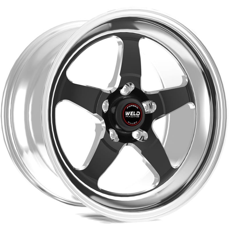 Weld — Weld S71 17x9 / 5x5 BP / 6.2in BS (30mm Offset) 3.18in ID Black Wheel (High Pad) - Single Beadlock