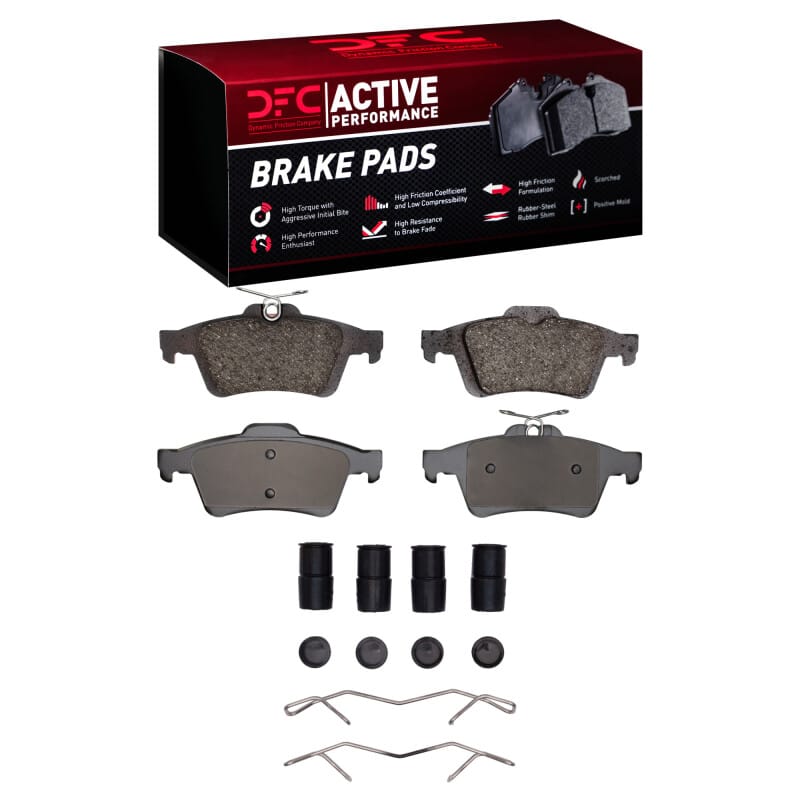 DFC — DFC 07-13 Mazda Mazdaspeed3 Rear Active Performance Pads and Hardware Kit
DFC Brake Pad Set