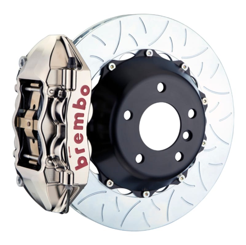 Brembo — Brembo 09-15 CTS-V Rear GTR BBK 4 Piston Billet380x28 2pc Rotor Slotted Type-3- Nickel Plated