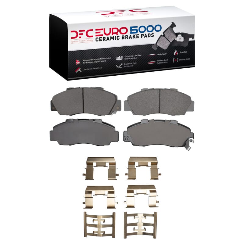 DFC — DFC 91-05 Acura LEGEND Front Euro 5000 Ceramic Brake Pads and Hardware Kit
DFC EURO Pads + HW