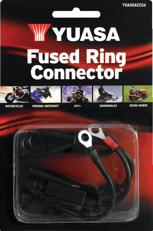 Yuasa Battery — 24" Length, Quick-Disconnect Harness