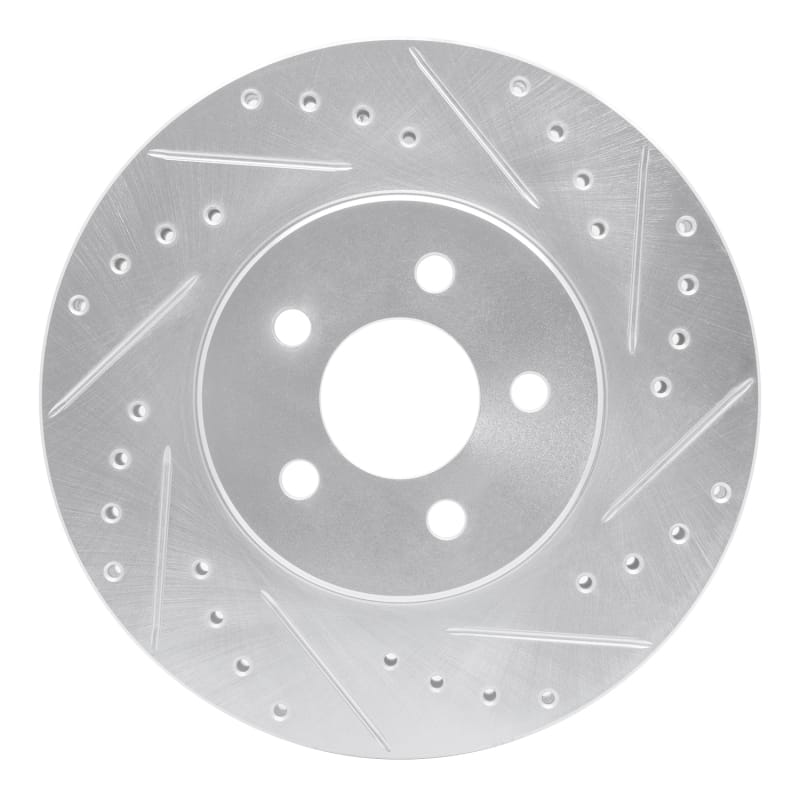 R1 Concepts — R1 95-06 Chrysler Cirrus Front Right Drilled & Slotted Silver Brake Rotor
R1 Brake Rotor Drill