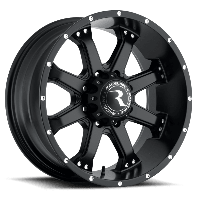 Raceline — Raceline 991B Assault 17x9in / 6x139.7 BP / 25mm Offset / 106.1mm Bore - Satin Black Wheel