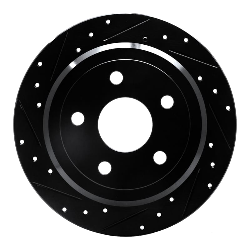 R1 Concepts — R1 07-18 Jeep Wrangler Rear Left Drilled & Slotted Black Brake Rotor
R1 Brake Rotor Drill