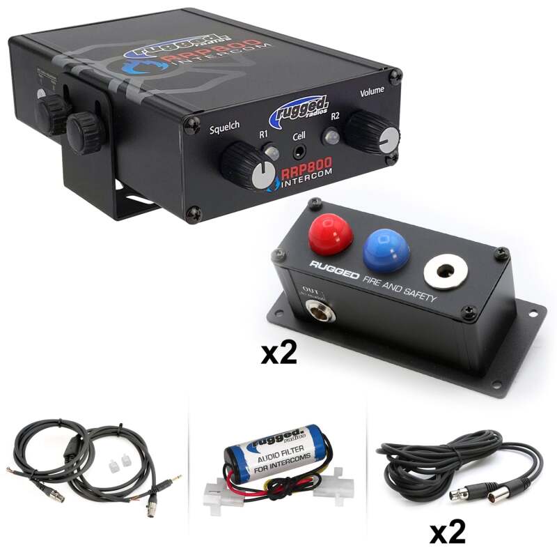 Rugged Radios — Rugged Radios Fire and Safety 2-Person Dual Radio Intercom Kit