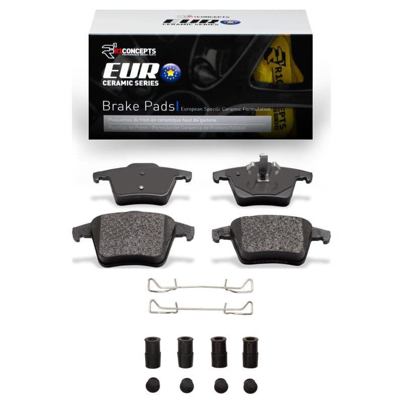 R1 Concepts — R1 03-14 Volvo XC90 Rear Euro Ceramic Pads & Hardware Kit
R1 Euro Ceramic Pads