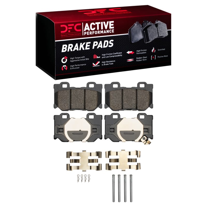 DFC — DFC 08-25 Infiniti G37 Rear Active Performance Pads and Hardware Kit
DFC Brake Pad Set