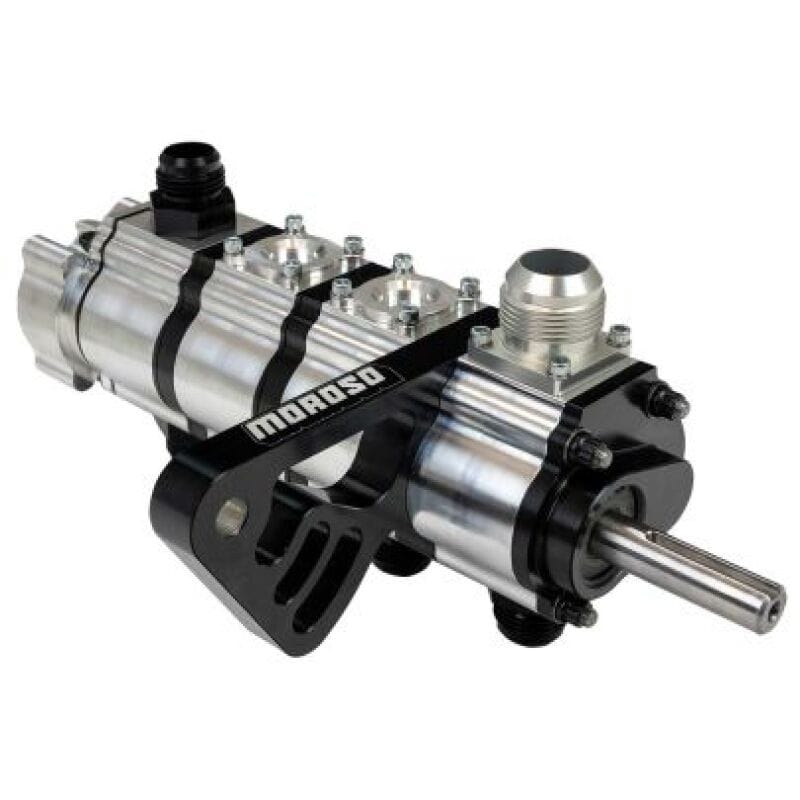 Moroso — Moroso 4 Stage Tri-Lobe Left Side Door Mount 1.50in PS Oil Pump w/Fuel Pump Drive