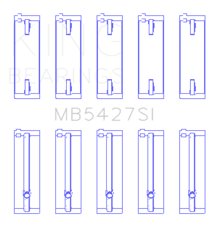 King Engine Bearings — King Engine Bearings Honda L13A4/L15A (Size +0.50mm) Main Bearing Set
Engine Bearing