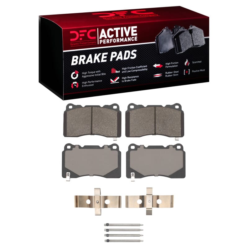 DFC — DFC 14-17 Dodge Viper Rear/Front Active Performance Pads and Hardware Kit
DFC Brake Pad Set