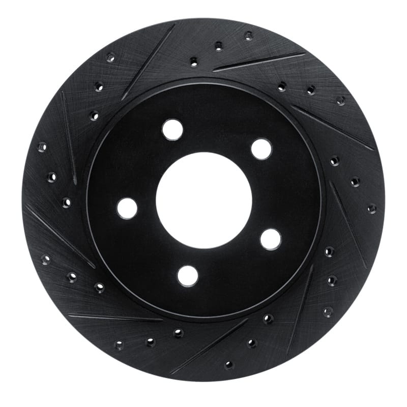 R1 Concepts — R1 82-90 Ford Mustang Rear Left Drilled & Slotted Black Brake Rotor
R1 Brake Rotor Drill